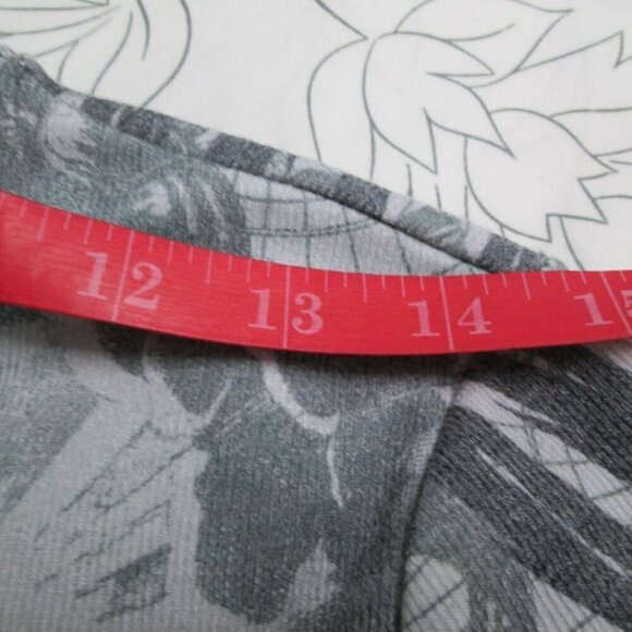 Urban Revivo Mini Dress in All-Over Gray Print-XL-NWOT - Picture 10 of 16